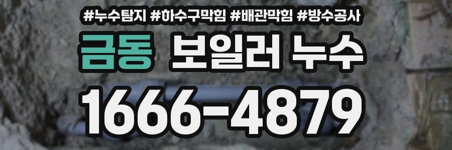 금동 보일러 누수