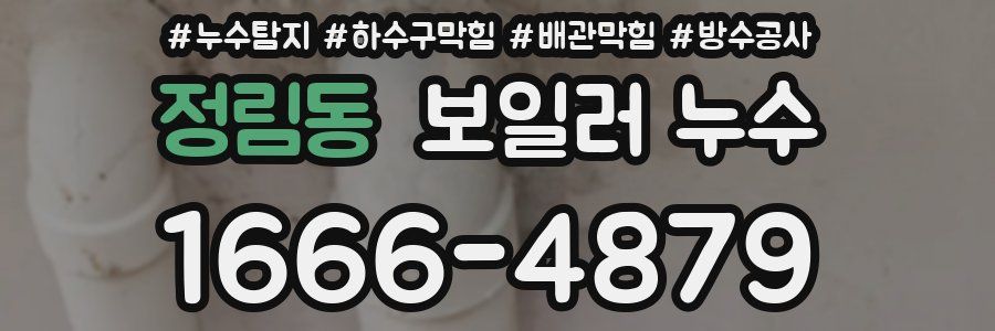 정림동 보일러 누수