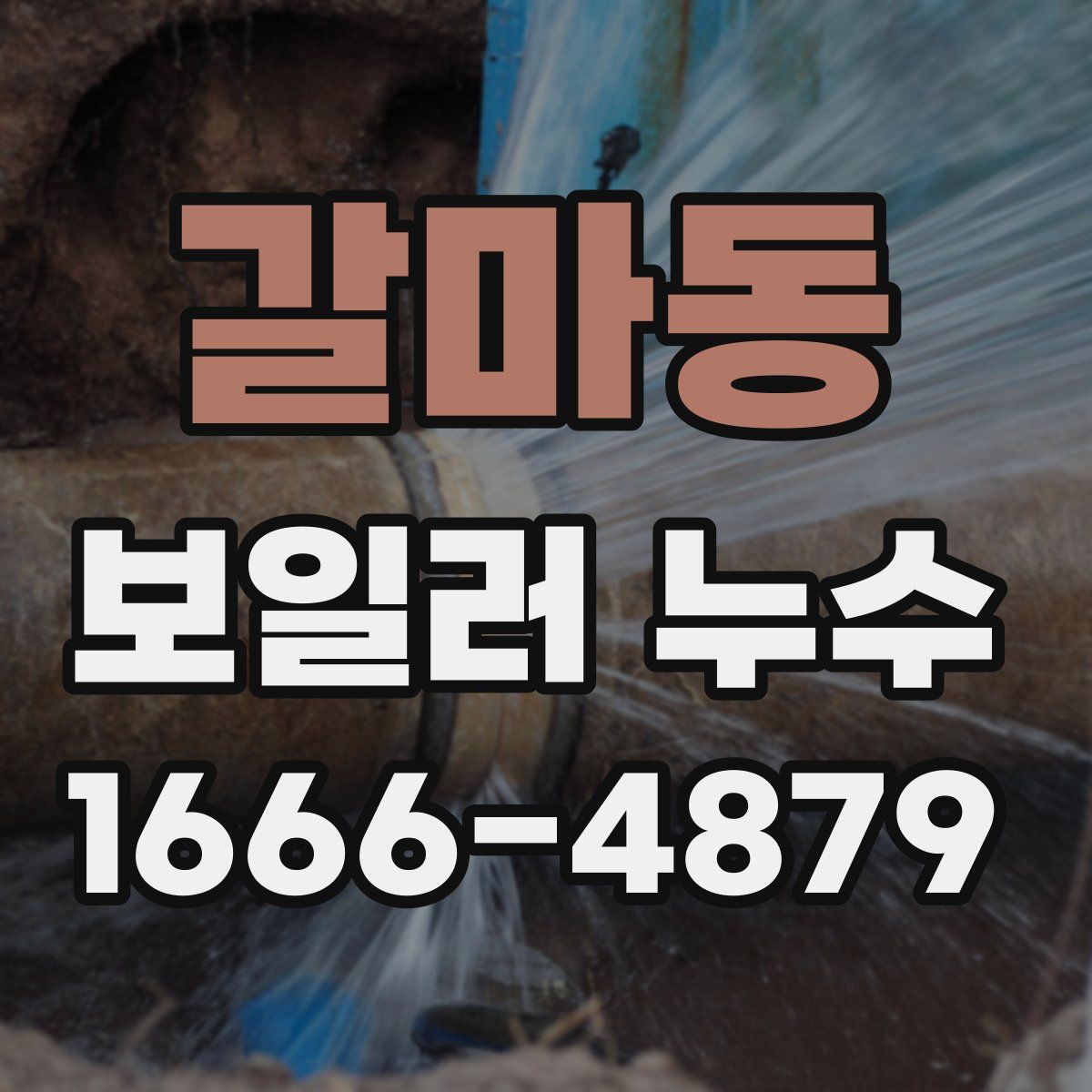 갈마동 보일러 누수