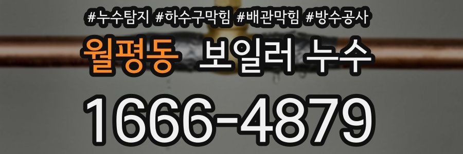 월평동 보일러 누수