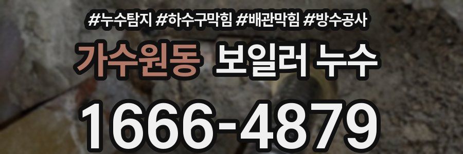가수원동 보일러 누수