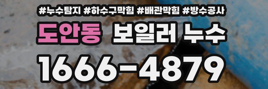 도안동 보일러 누수