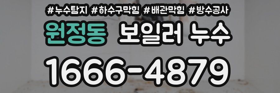 원정동 보일러 누수