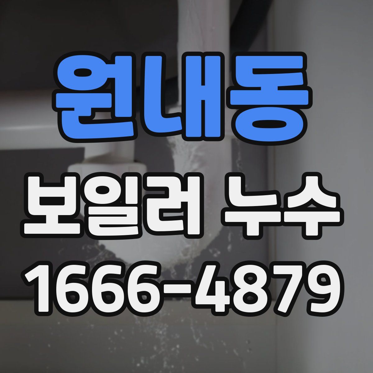 원내동 보일러 누수