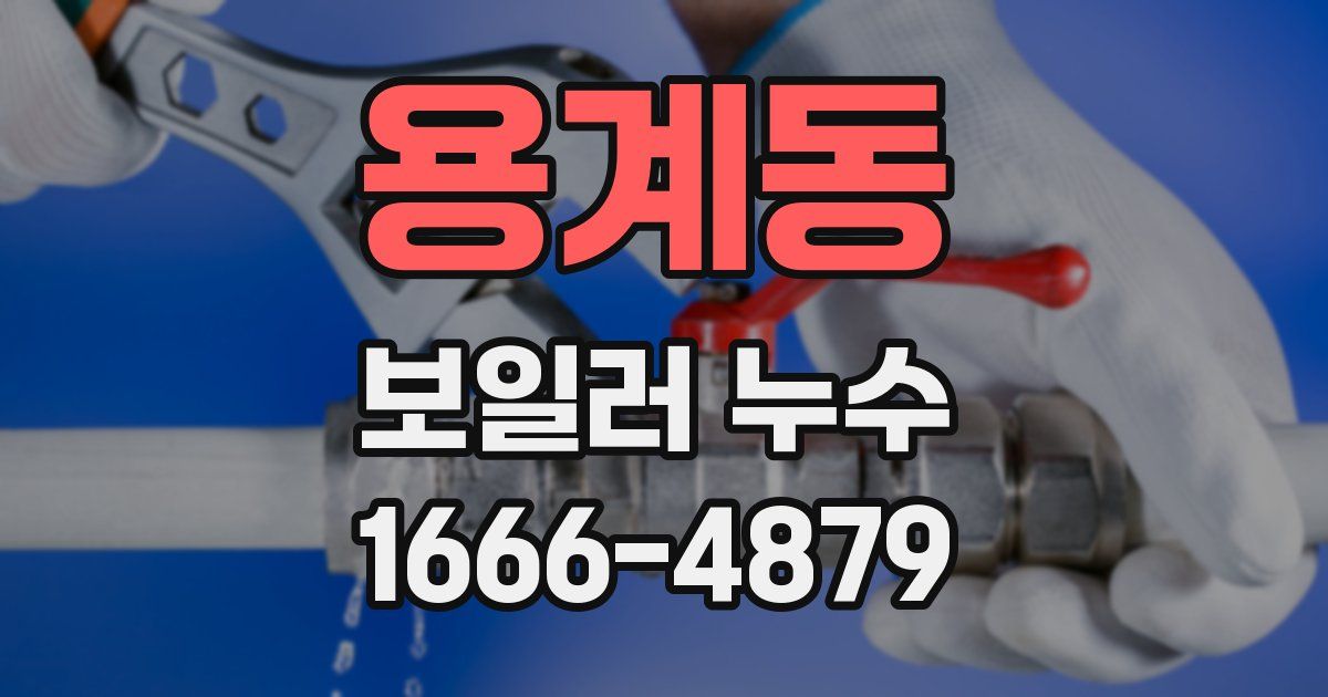 용계동 보일러 누수