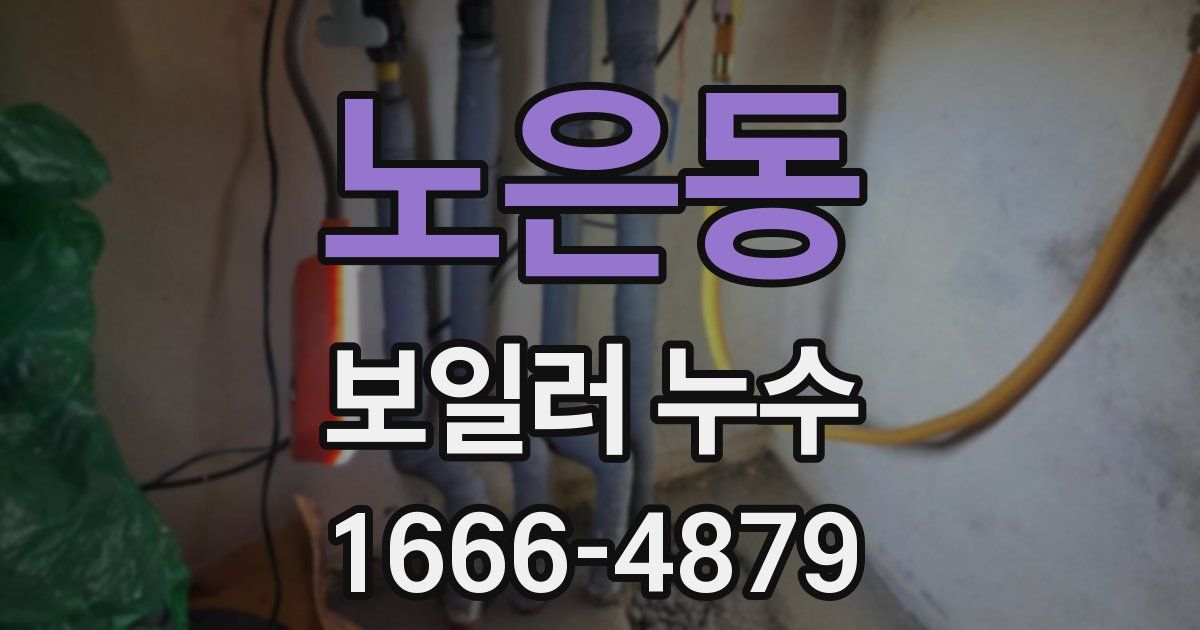 노은동 보일러 누수