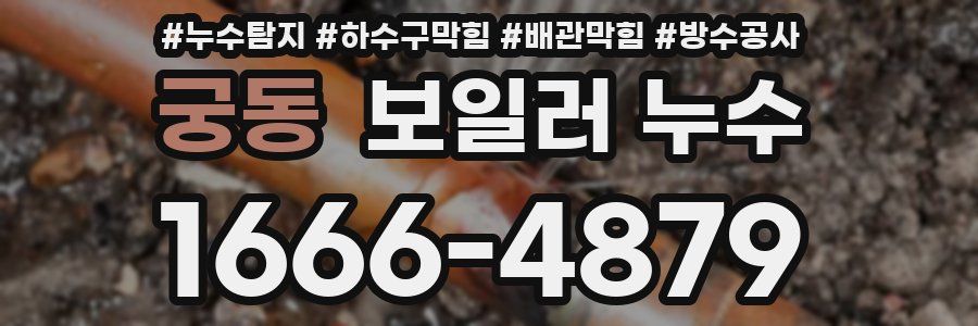 궁동 보일러 누수