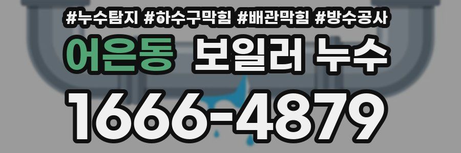 어은동 보일러 누수