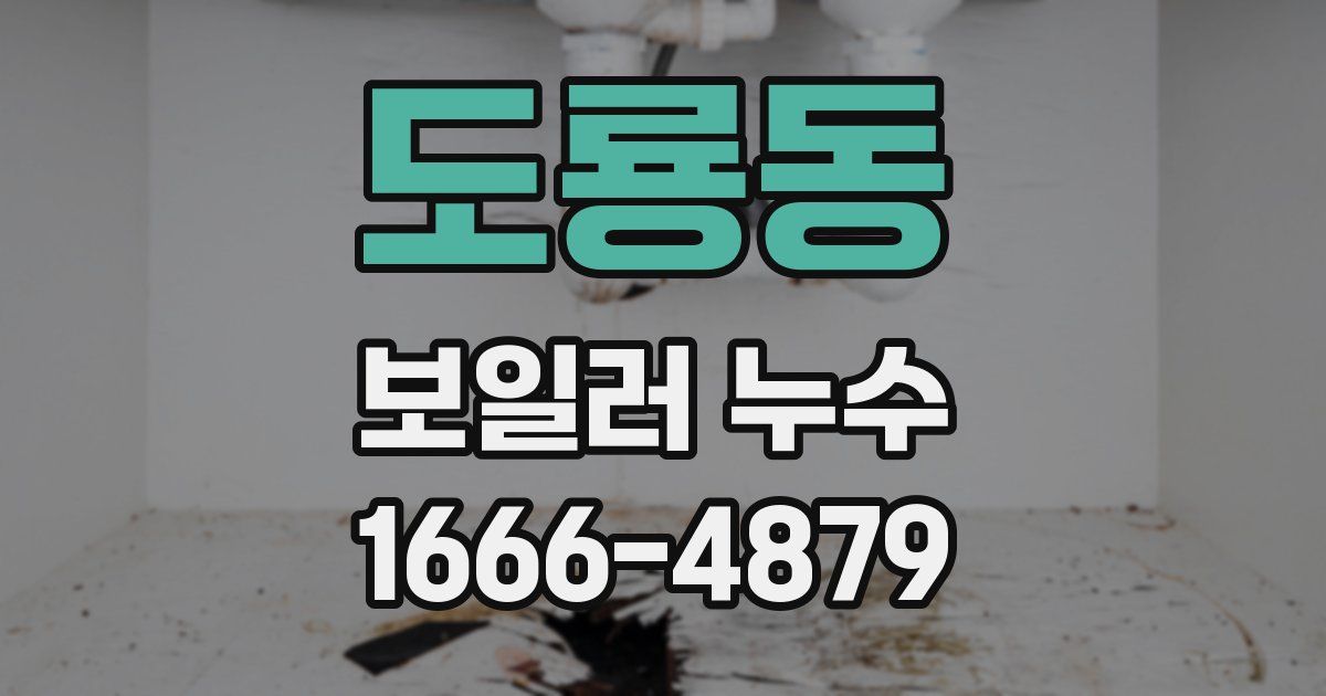 도룡동 보일러 누수
