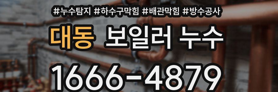 대동 보일러 누수