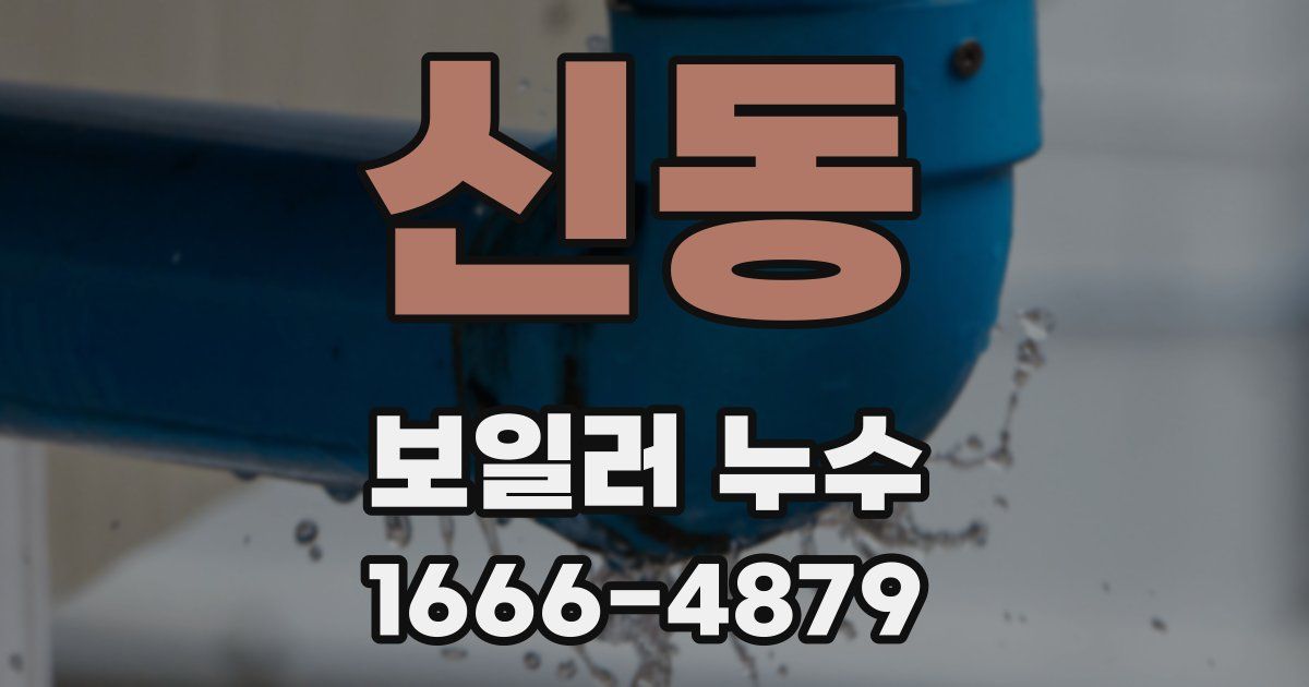 신동 보일러 누수