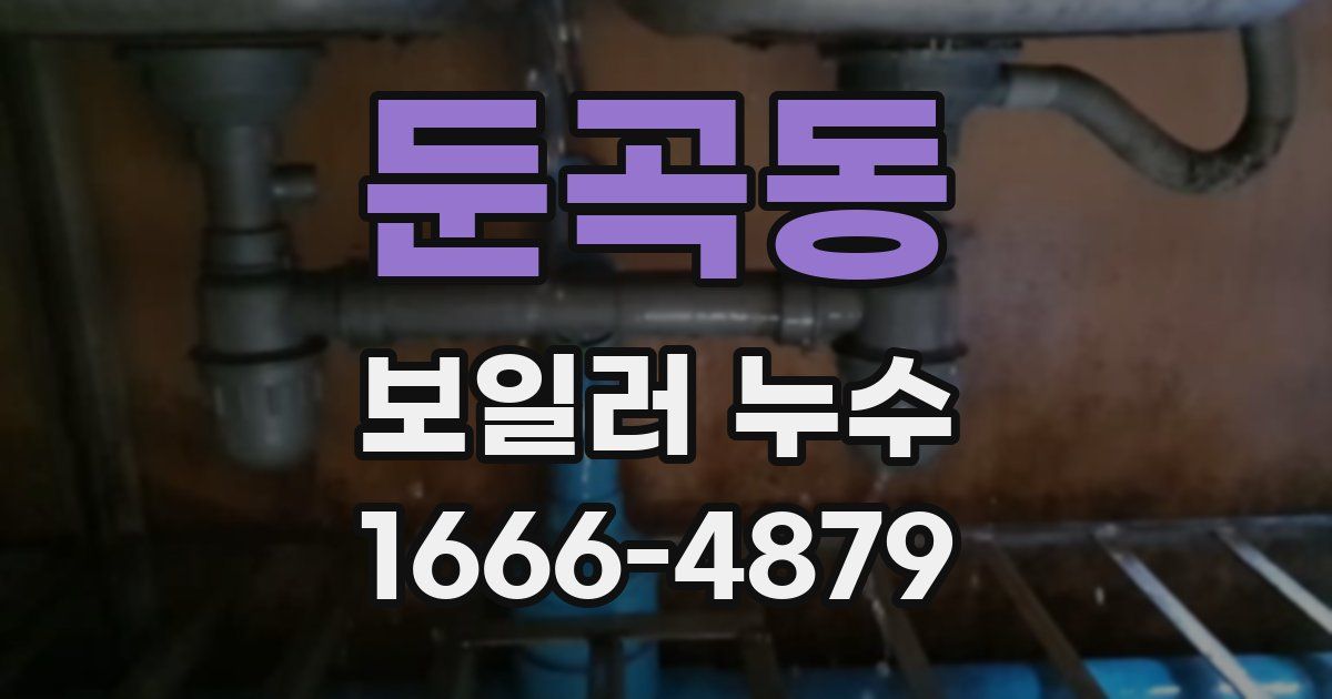 둔곡동 보일러 누수