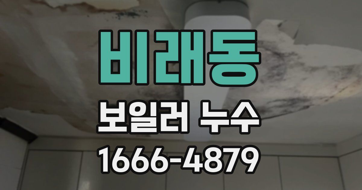 비래동 보일러 누수