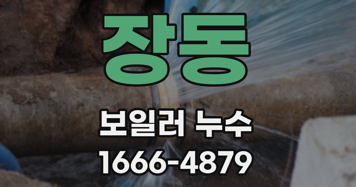 장동 보일러 누수