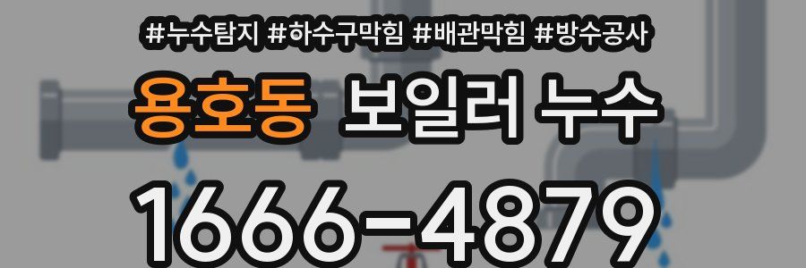 용호동 보일러 누수