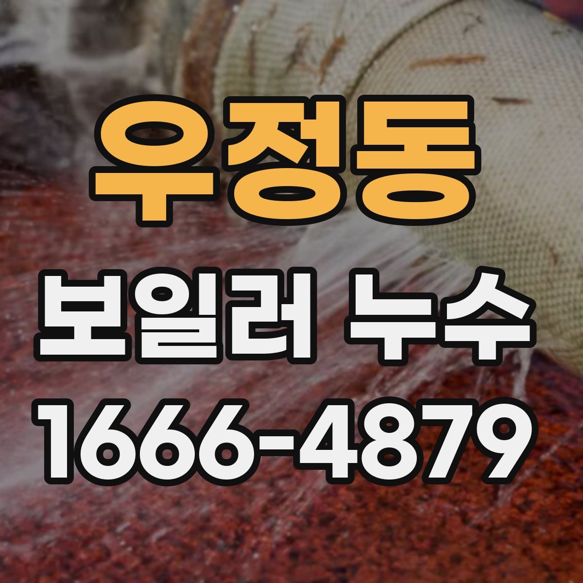 우정동 보일러 누수