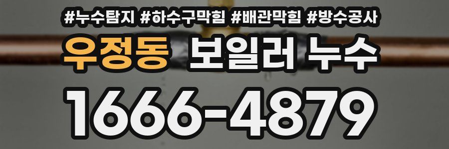 우정동 보일러 누수