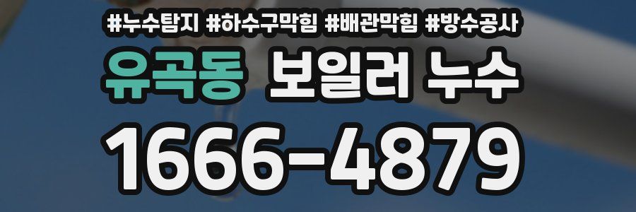 유곡동 보일러 누수