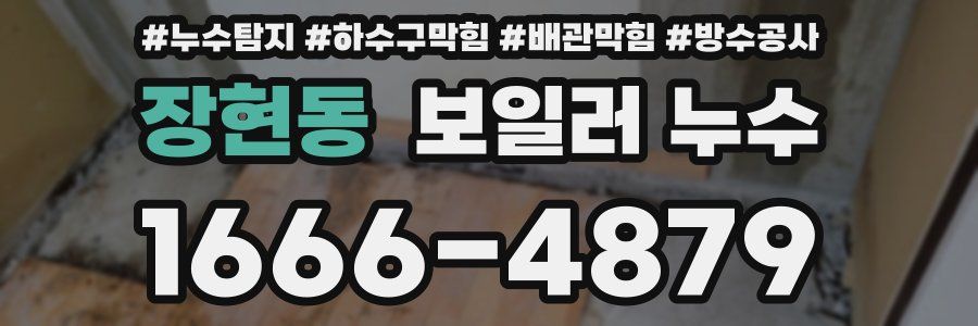 장현동 보일러 누수