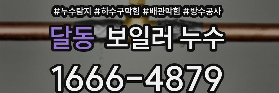 달동 보일러 누수