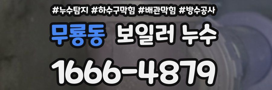 무룡동 보일러 누수