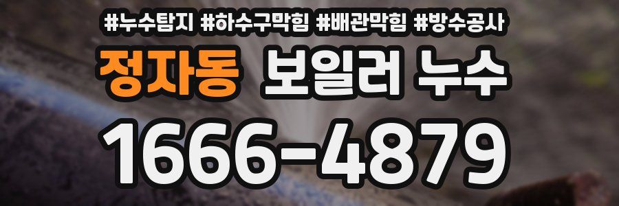 정자동 보일러 누수
