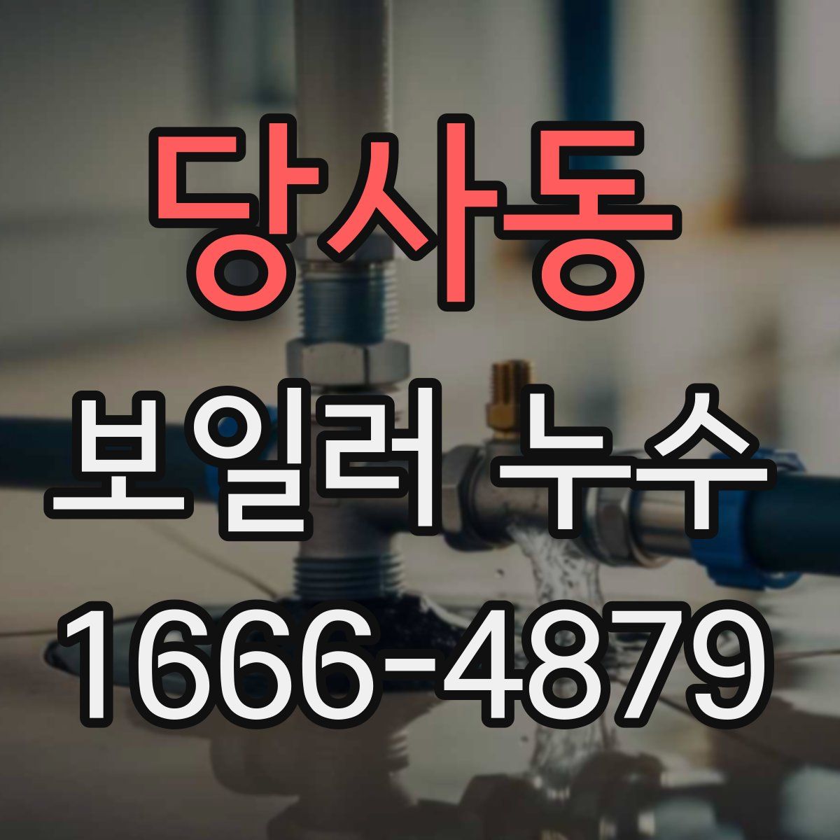 당사동 보일러 누수