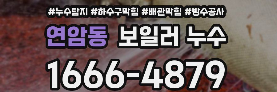 연암동 보일러 누수