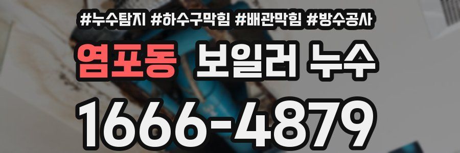염포동 보일러 누수