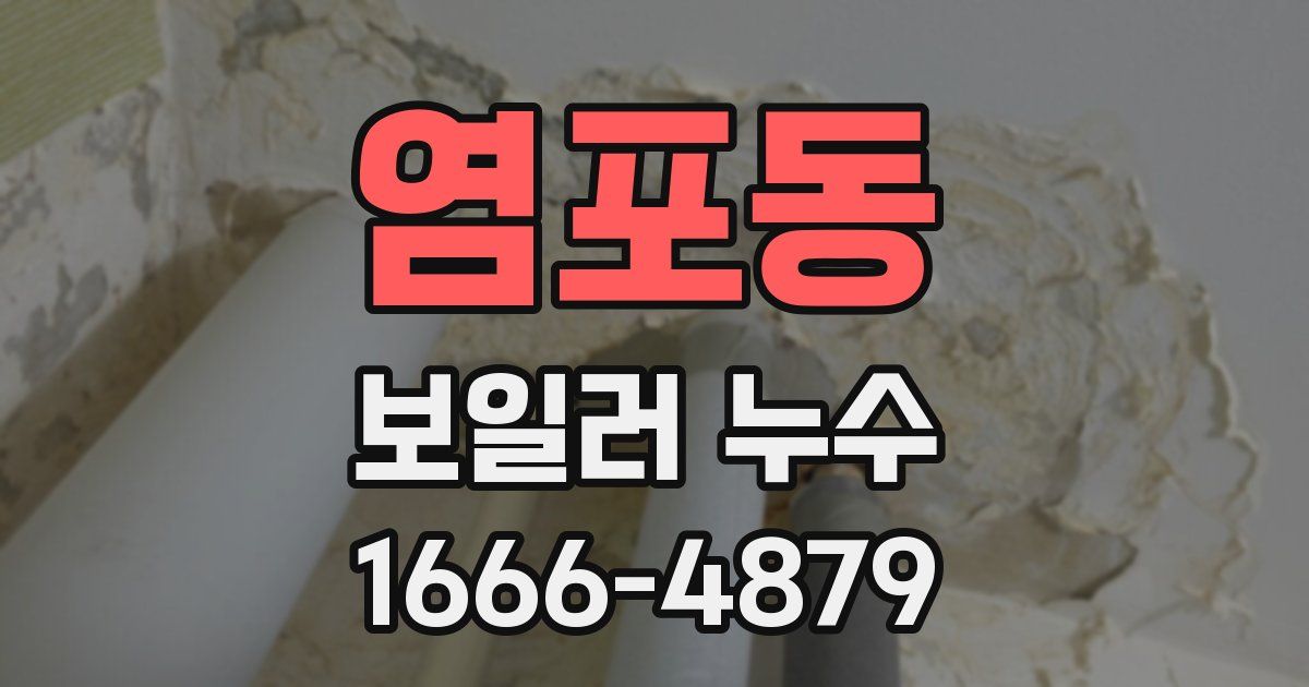 염포동 보일러 누수