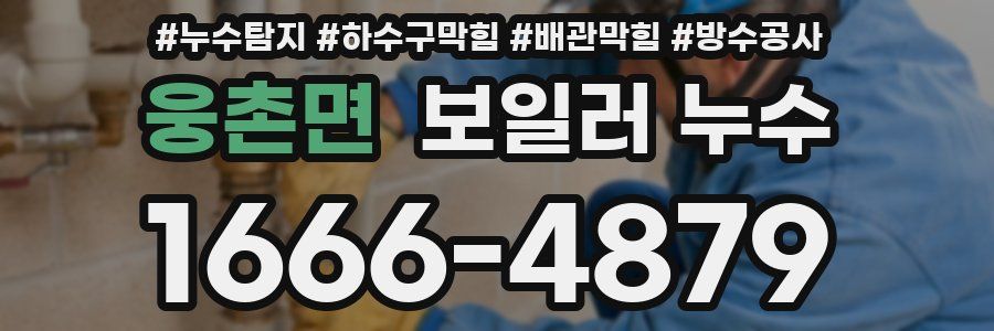 웅촌면 보일러 누수
