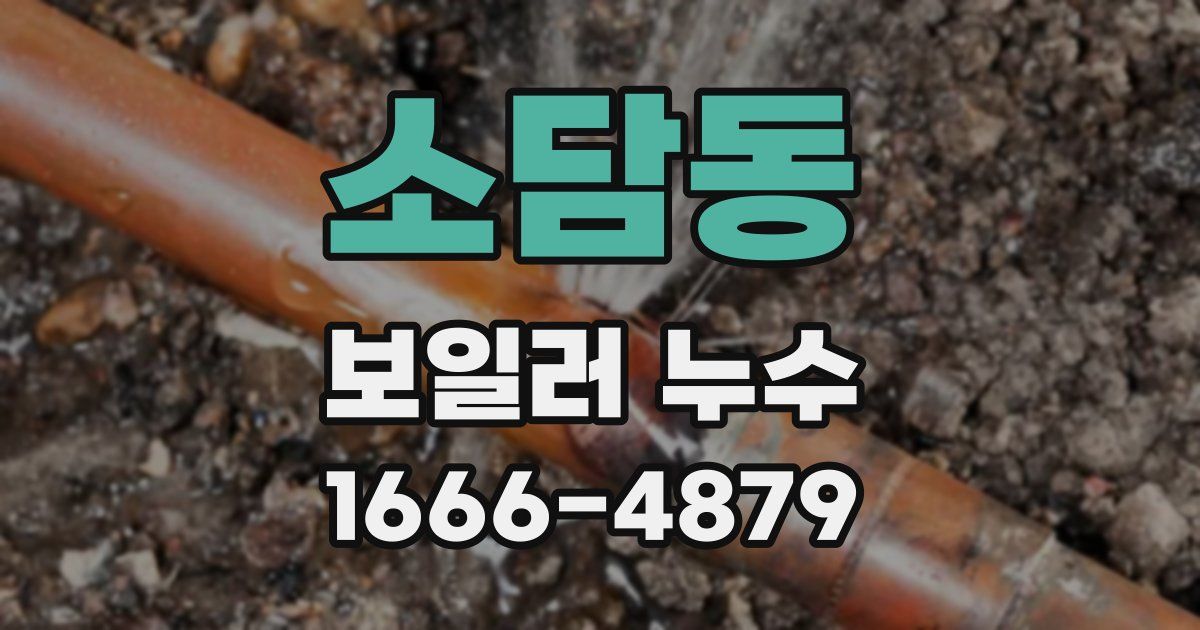 소담동 보일러 누수