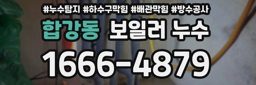 합강동 보일러 누수