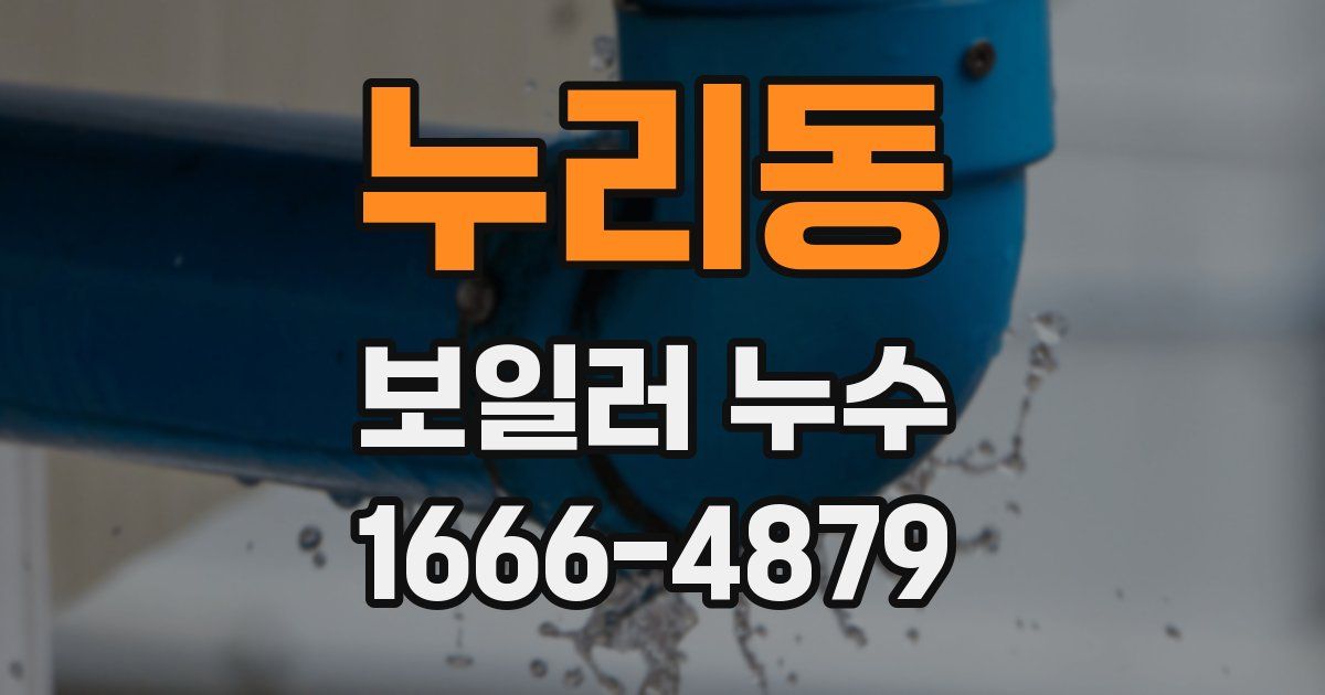 누리동 보일러 누수