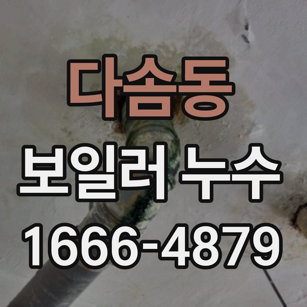 다솜동 보일러 누수