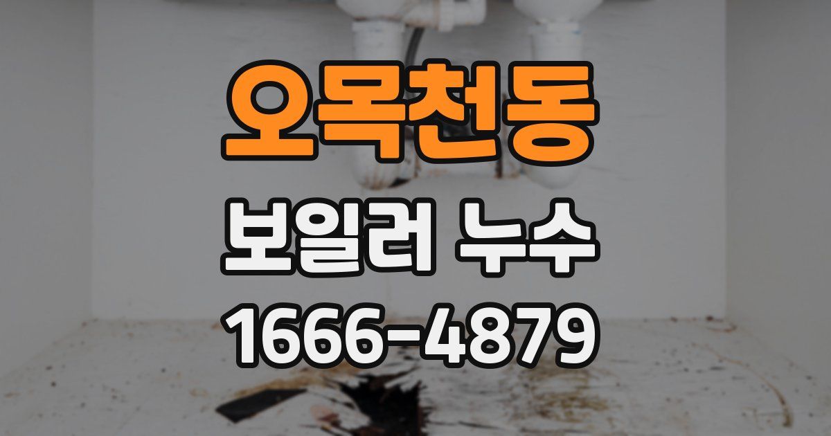 오목천동 보일러 누수