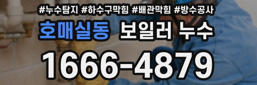 호매실동 보일러 누수