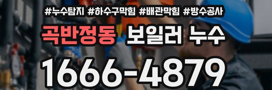 곡반정동 보일러 누수