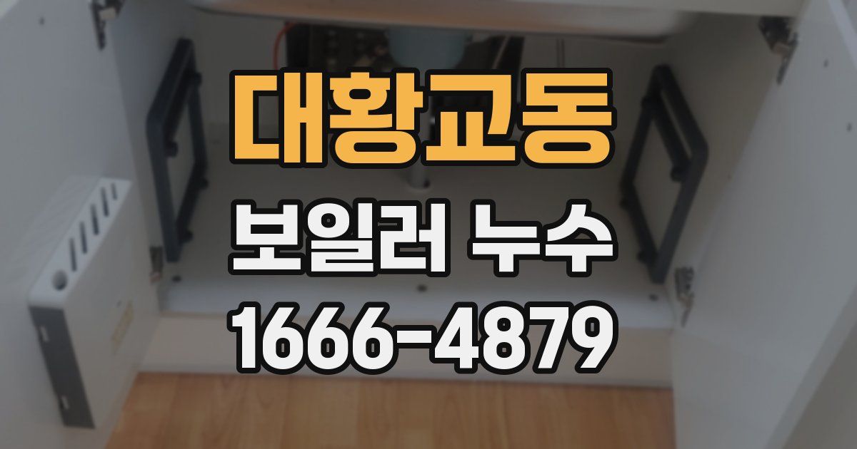 대황교동 보일러 누수