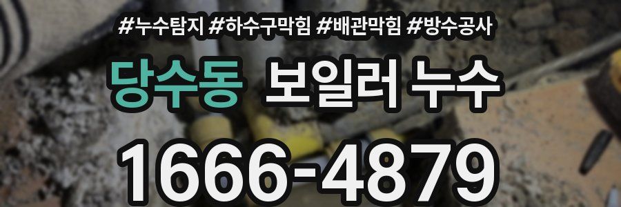 당수동 보일러 누수