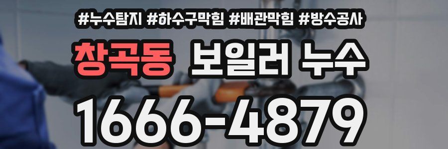 창곡동 보일러 누수