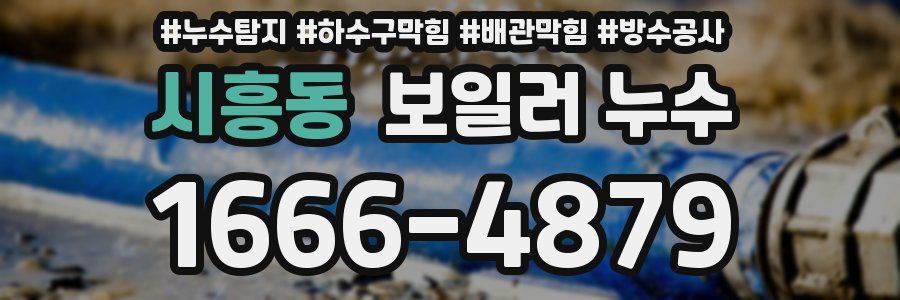 시흥동 보일러 누수