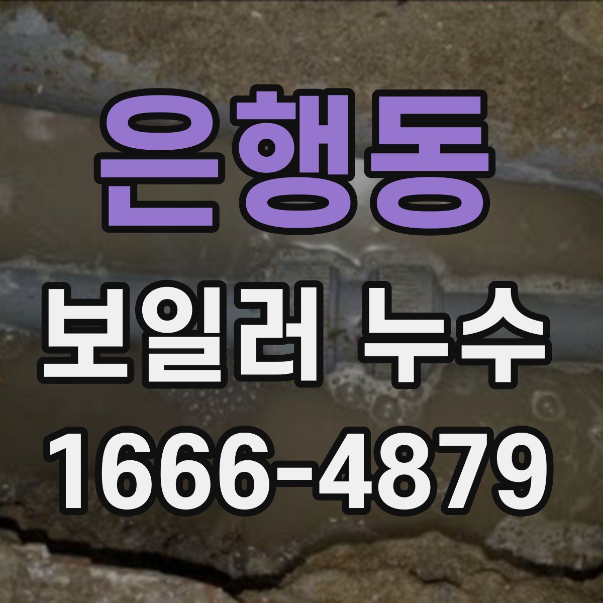 은행동 보일러 누수