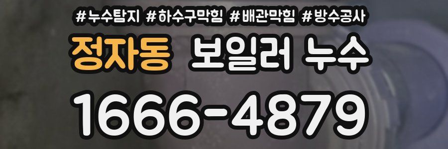 정자동 보일러 누수