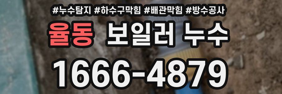 율동 보일러 누수