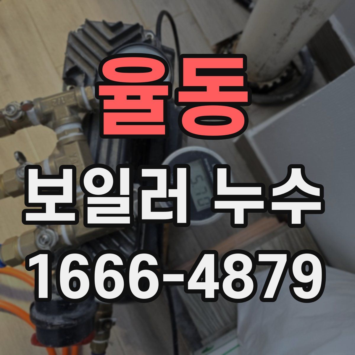 율동 보일러 누수