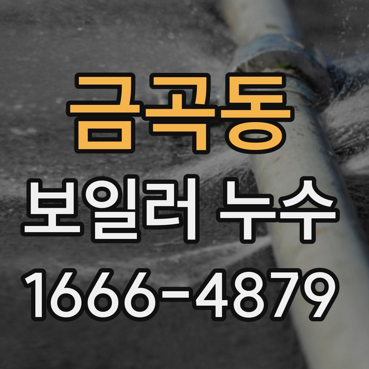 금곡동 보일러 누수