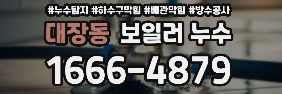 대장동 보일러 누수