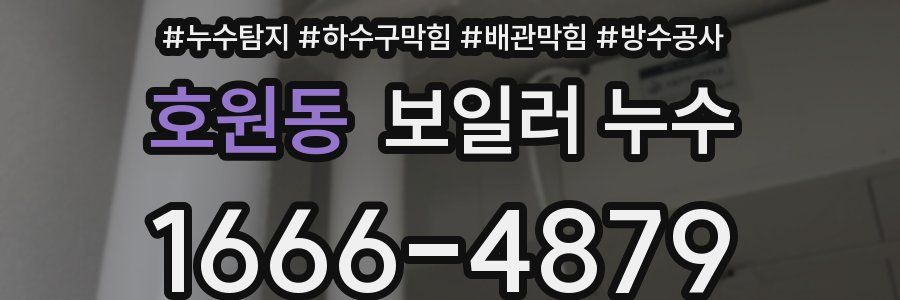 호원동 보일러 누수
