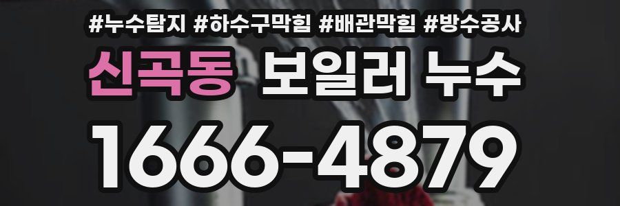 신곡동 보일러 누수